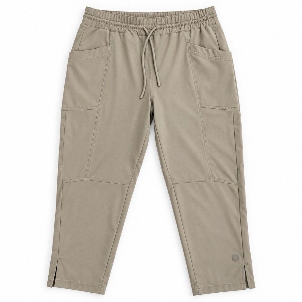 L.L.Bean VentureStretch Ankle Pants Khaki Women's XL Outdoor UPF Gorpcore